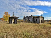 Часовня Георгия Победоносца, вид с запада, рядом с Варлаамовской церковью<br>, Римское (Пудожская Гора, погост), Пудожский район, Республика Карелия