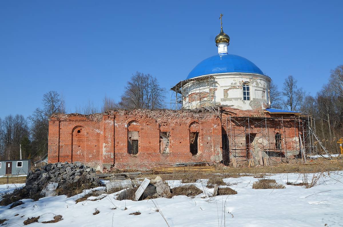 документальные фотографии. Церковь Казанской иконы Божией Матери, Маковцы (Дзержинский район, Калужская область)