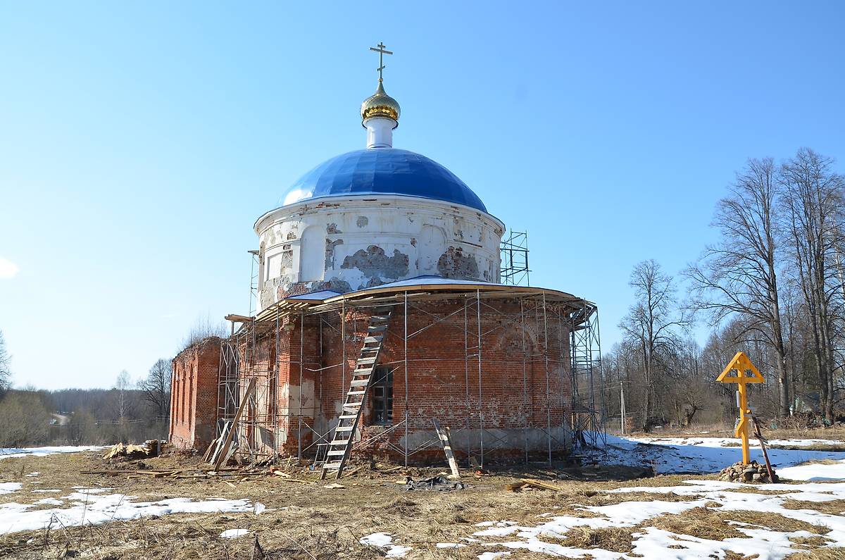 документальные фотографии. Церковь Казанской иконы Божией Матери, Маковцы (Дзержинский район, Калужская область)