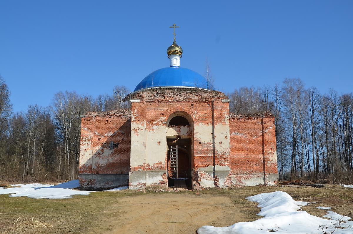 документальные фотографии. Церковь Казанской иконы Божией Матери, Маковцы (Дзержинский район, Калужская область)