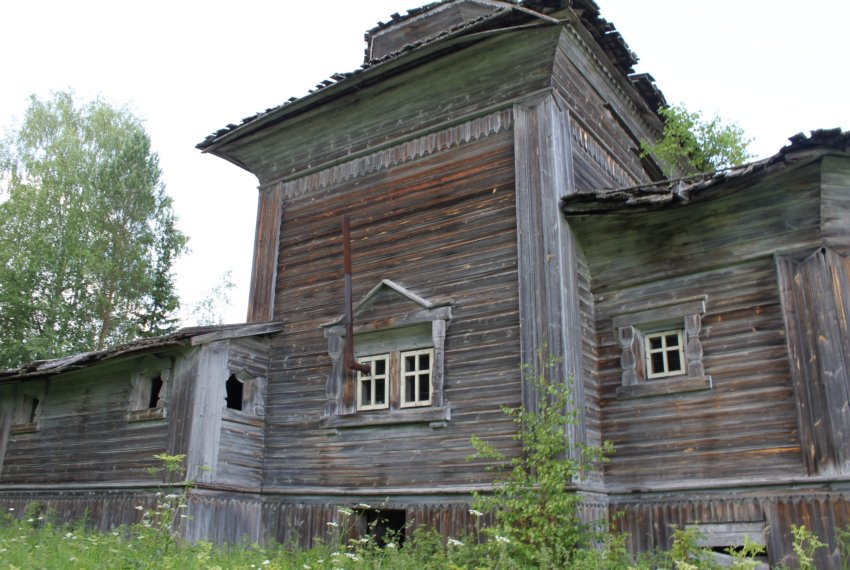 Церковь Илии Пророка, Фоминская (Васютинский погост, Дьяконцы) (Верхнетоемский район, Архангельская область). фасады