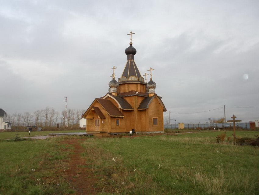 Рыбное. Церковь Казанской иконы Божией Матери в Зеленинских двориках. общий вид в ландшафте, Вид с юго-запада