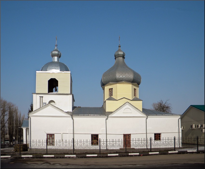 Церковь Рождества Христова, Большое Солдатское (Большесолдатский район, Курская область). общий вид в ландшафте