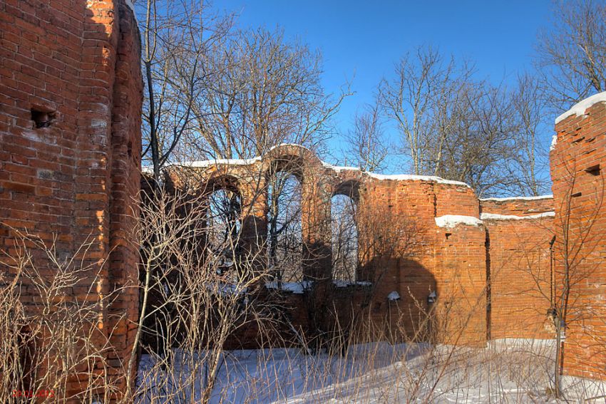 Неизвестная церковь, Еднево (Волоколамский городской округ, Московская область). интерьер и убранство