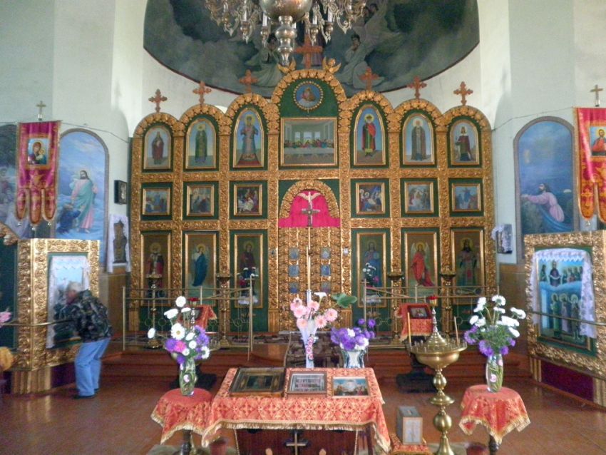 Попово-Лежачи. Церковь Феодосия Черниговского. интерьер и убранство