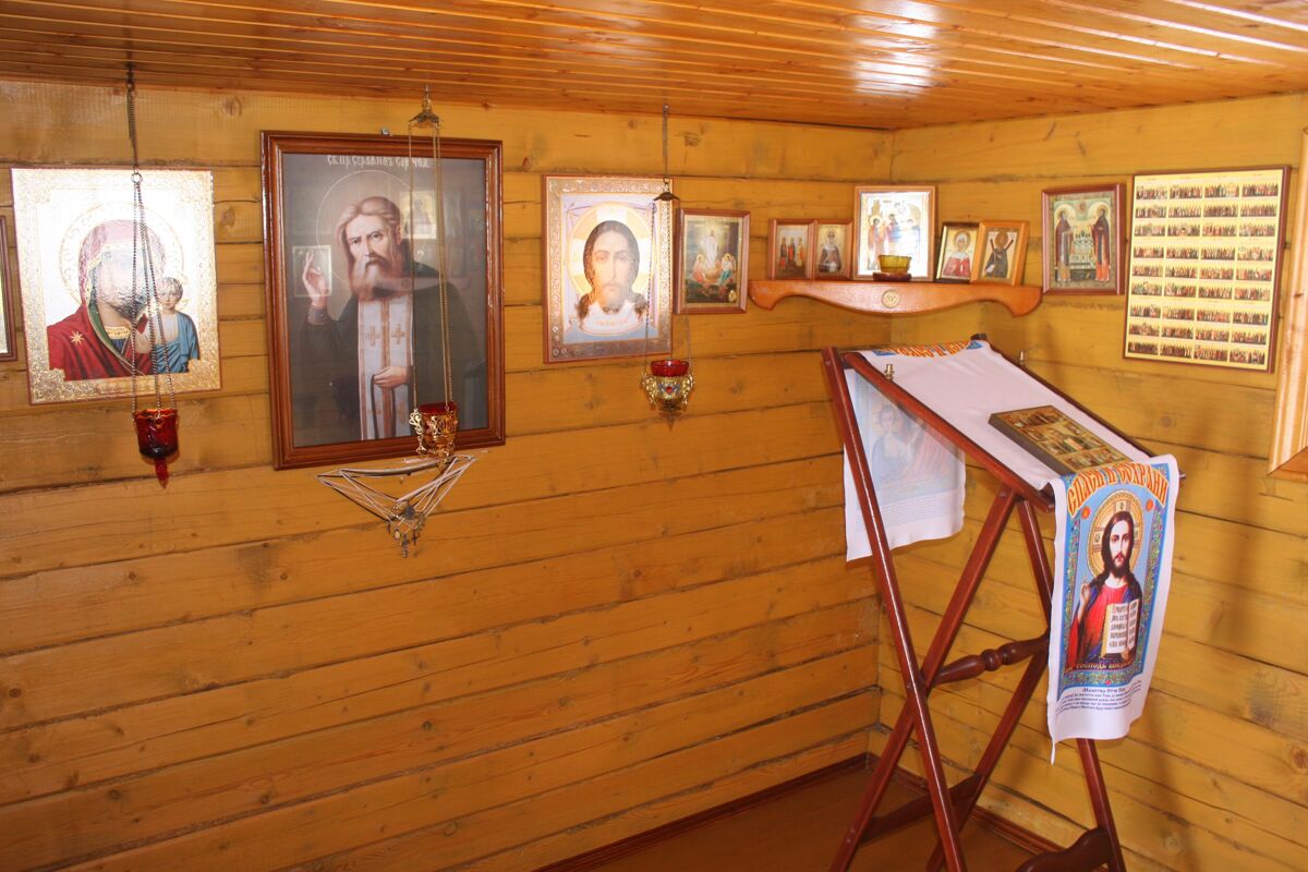 Часовня Серафима Саровского, Матрёнино (Волоколамский городской округ, Московская область). интерьер и убранство
