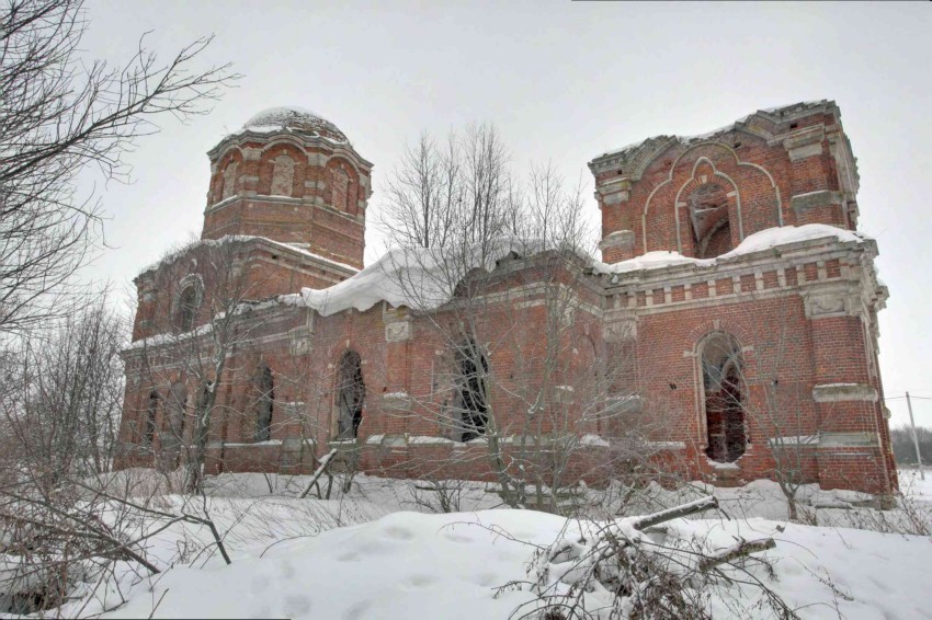 Церковь Покрова Пресвятой Богородицы, Прудищи (Венёвский район, Тульская область). фасады