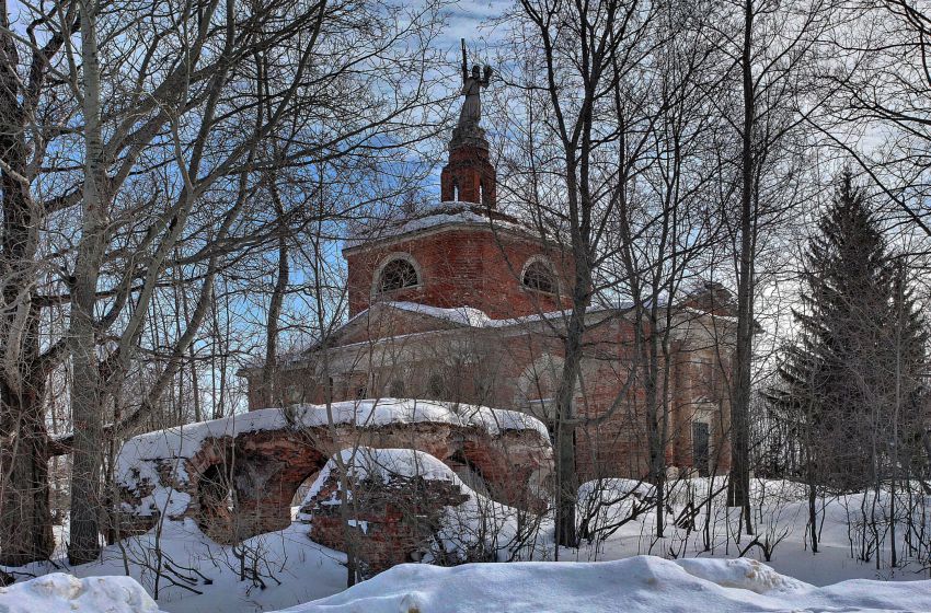 Церковь Спаса Нерукотворного Образа, Аксиньино (Венёвский район, Тульская область). фасады