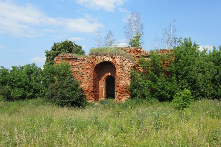 Церковь Космы и Дамиана, Медведки (Венёвский район, Тульская область). фасады, вид с запада