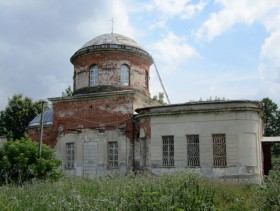 Оленьково. Церковь Воскресения Словущего