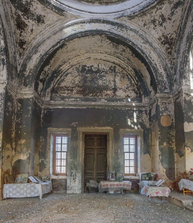 Церковь Михаила Архангела, Тулубьево (Венёвский район, Тульская область). интерьер и убранство, Интерьер, вид на юг