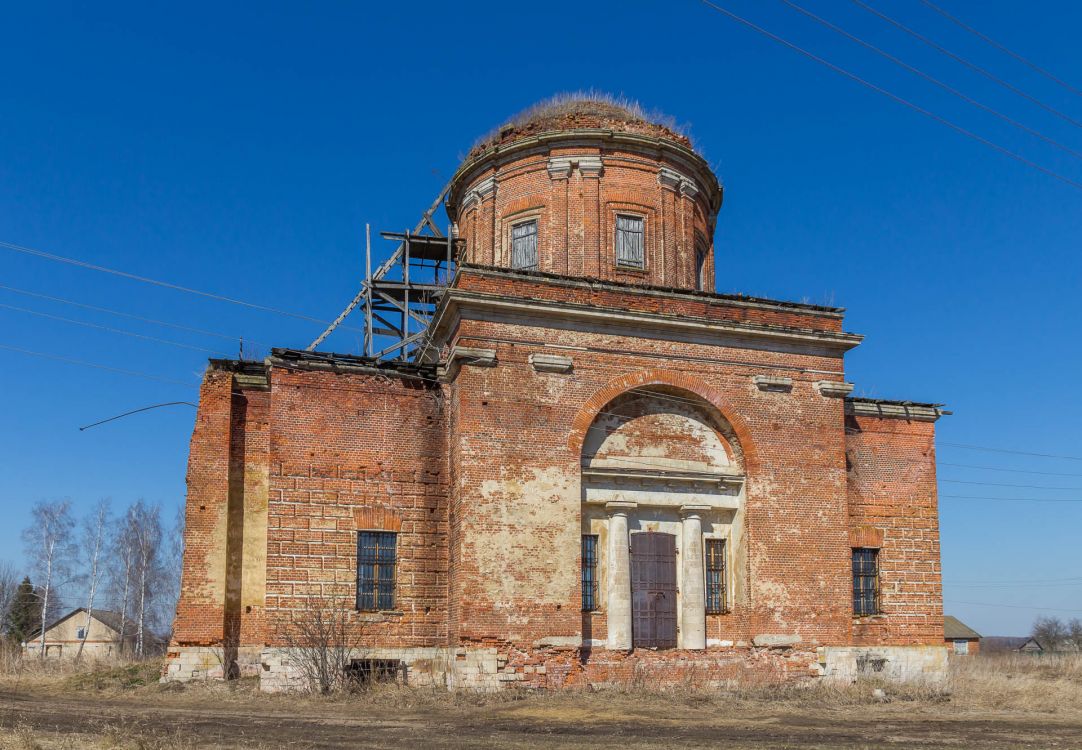 Тулубьево. Церковь Михаила Архангела. фасады, Вид с юга