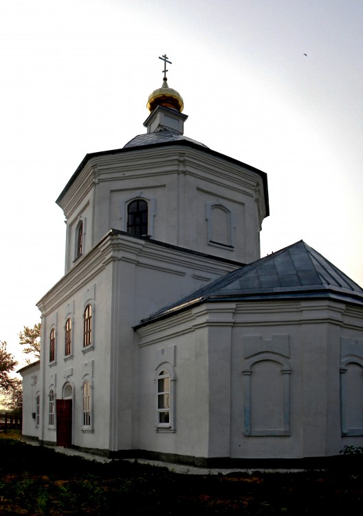 Церковь Покрова Пресвятой Богородицы, Жидеевка (Железногорский район, Курская область). фасады