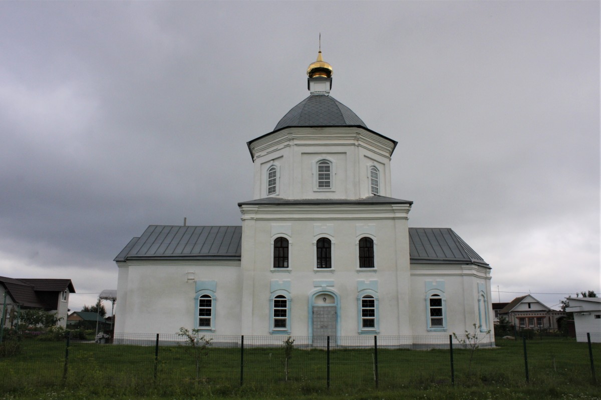 Жидеевка. Церковь Покрова Пресвятой Богородицы. фасады