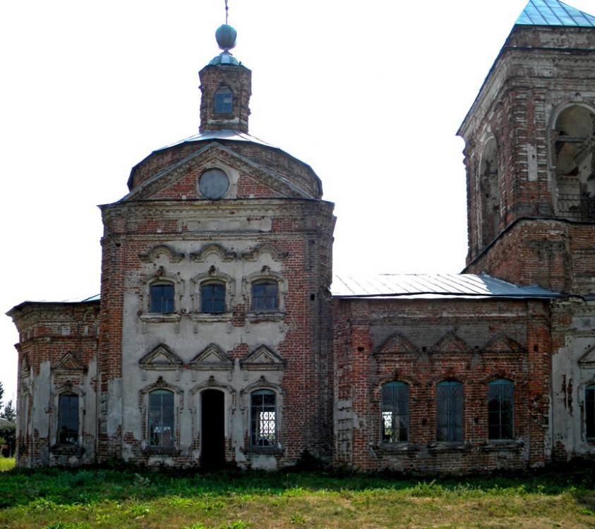 Церковь Воздвижения Креста Господня, Рогозна (Дмитриевский район, Курская область). фасады