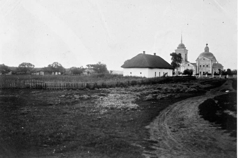 Церковь Воздвижения Креста Господня, Рогозна (Дмитриевский район, Курская область). архивная фотография, Фото 1900 г. Сайт russiainphoto.ru