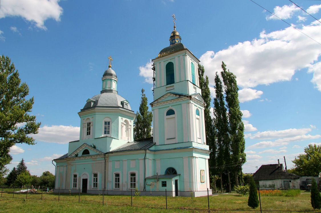 Церковь Покрова Пресвятой Богородицы, Красная Долина (Касторенский район, Курская область). фасады