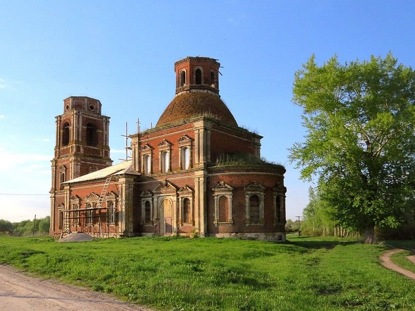 Церковь Покрова Пресвятой Богородицы, Стублё (Михайловский район, Рязанская область). фасады