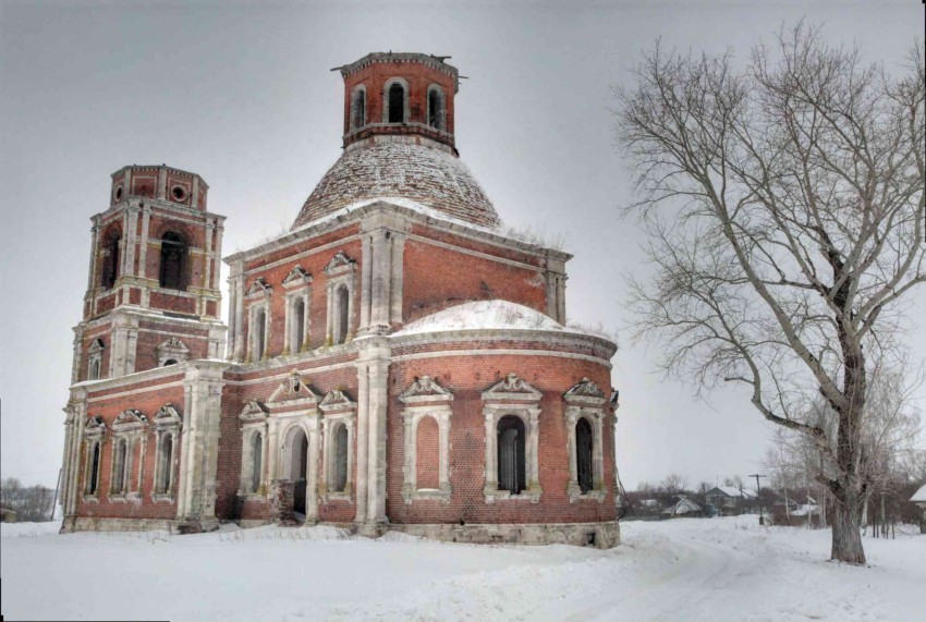 Церковь Покрова Пресвятой Богородицы, Стублё (Михайловский район, Рязанская область). фасады