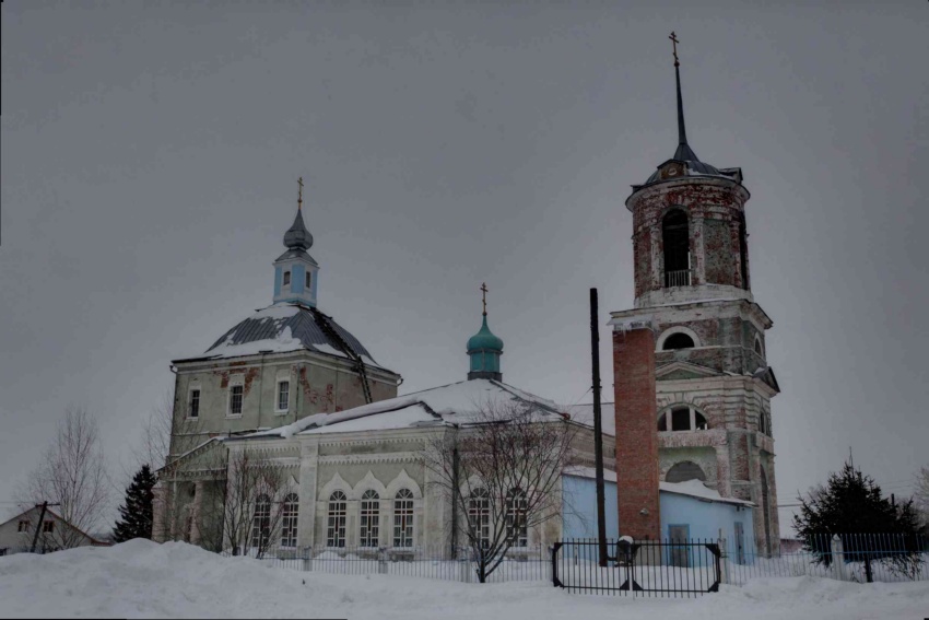 Церковь Рождества Пресвятой Богородицы, Новопанское (Михайловский район, Рязанская область). фасады
