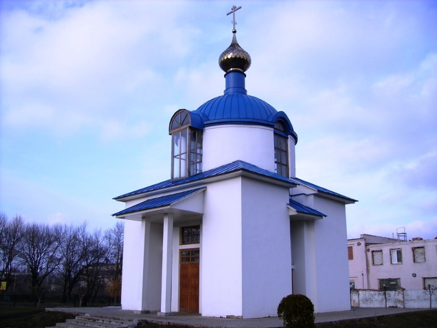 Часовня Успения Пресвятой Богородицы на бывшем Успенском кладбище, Тамбов (Тамбов, город, Тамбовская область). общий вид в ландшафте, Вид с юго-запада