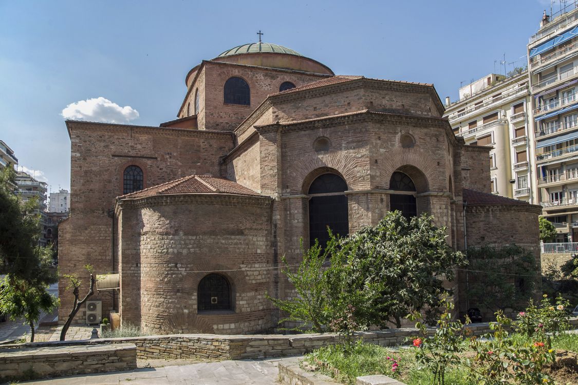 Салоники (Θεσσαλονίκη). Церковь Софии, Премудрости Божией. фасады, восточный фасад