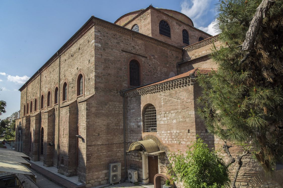Салоники (Θεσσαλονίκη). Церковь Софии, Премудрости Божией. фасады, вид с юго-востока