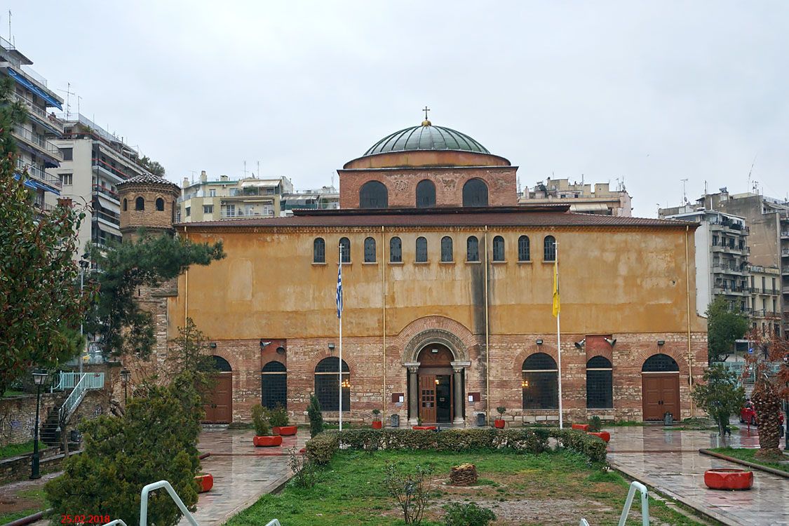 Церковь Софии, Премудрости Божией, Салоники (Θεσσαλονίκη) (Центральная Македония, Греция). фасады