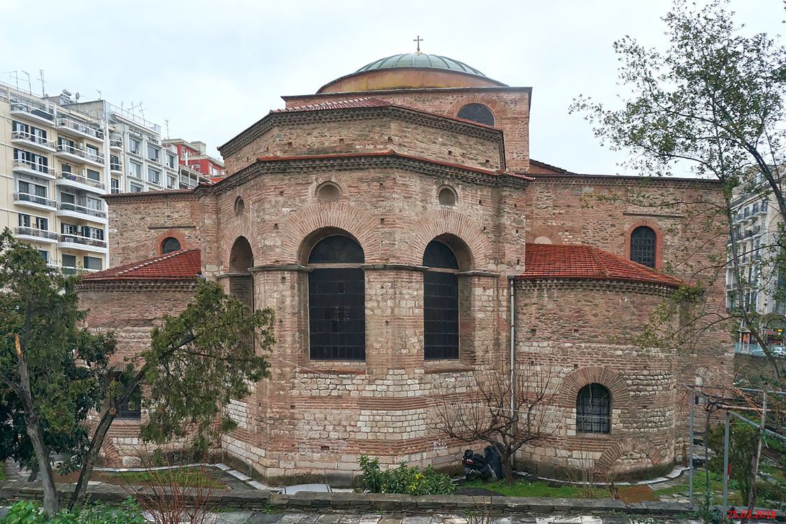 Церковь Софии, Премудрости Божией, Салоники (Θεσσαλονίκη) (Центральная Македония, Греция). фасады