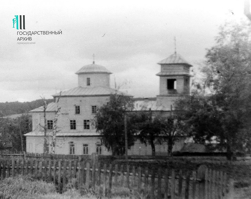 Церковь Вознесения Господня, Васильевское (Ильинский район, Пермский край). архивная фотография, Государственный архив Пермского края
