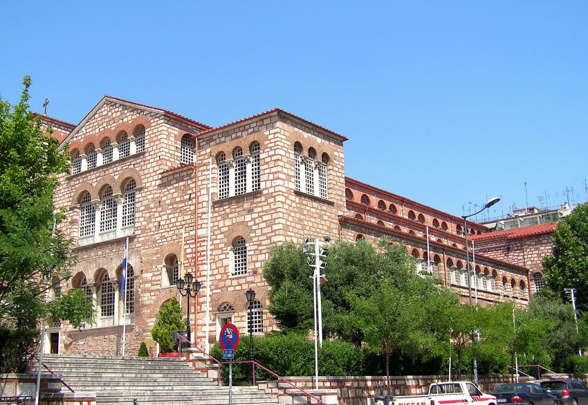 Салоники (Θεσσαλονίκη). Церковь Димитрия Солунского. фасады