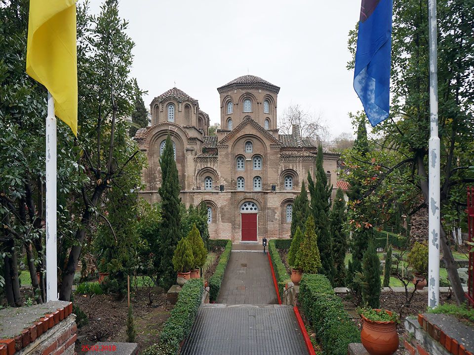 Панагия Халкеон (Богородица медников), Салоники (Θεσσαλονίκη) (Центральная Македония, Греция). фасады