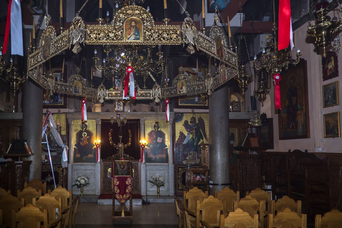 Салоники (Θεσσαλονίκη). Панагия Халкеон (Богородица медников). интерьер и убранство