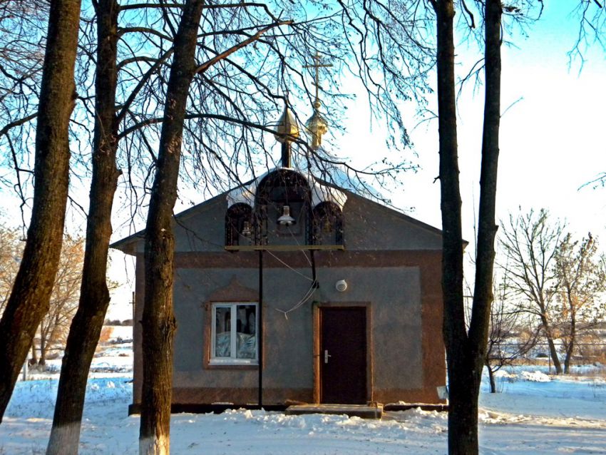 Церковь Георгия Победоносца, Берёзовка (Ивнянский район, Белгородская область). общий вид в ландшафте