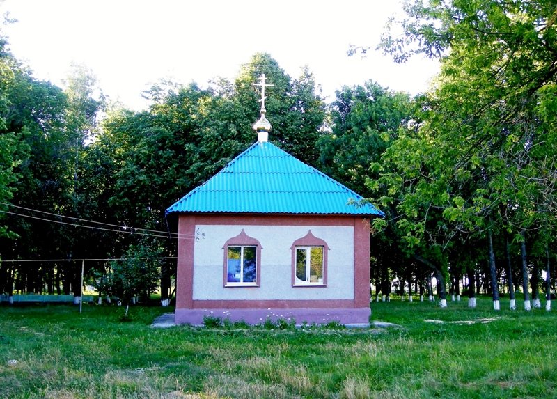 Церковь Георгия Победоносца, Берёзовка (Ивнянский район, Белгородская область). общий вид в ландшафте