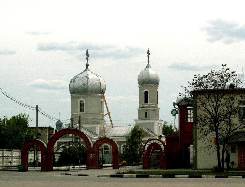 Церковь Успения Пресвятой Богородицы, Чернянка (Чернянский район, Белгородская область). общий вид в ландшафте