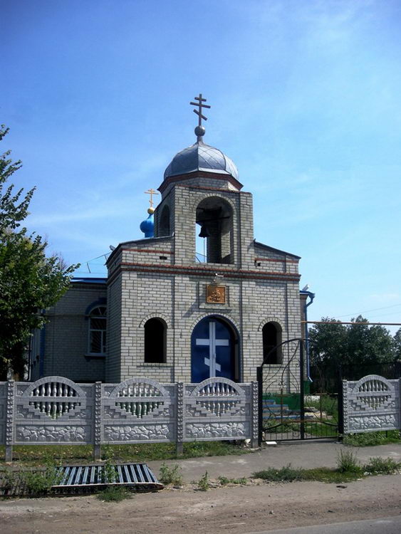 Церковь Георгия Победоносца, Волотово (Чернянский район, Белгородская область). общий вид в ландшафте
