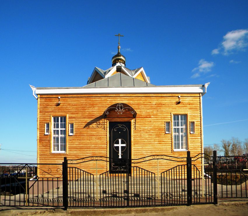 Церковь Покрова Пресвятой Богородицы, Захарово (Чернянский район, Белгородская область). общий вид в ландшафте