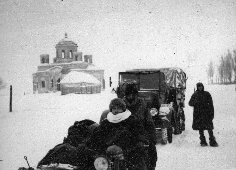 Церковь Троицы Живоначальной, Становое (Чернянский район, Белгородская область). архивная фотография, Фото 1943 года. Автор венгр Marics Zoltan