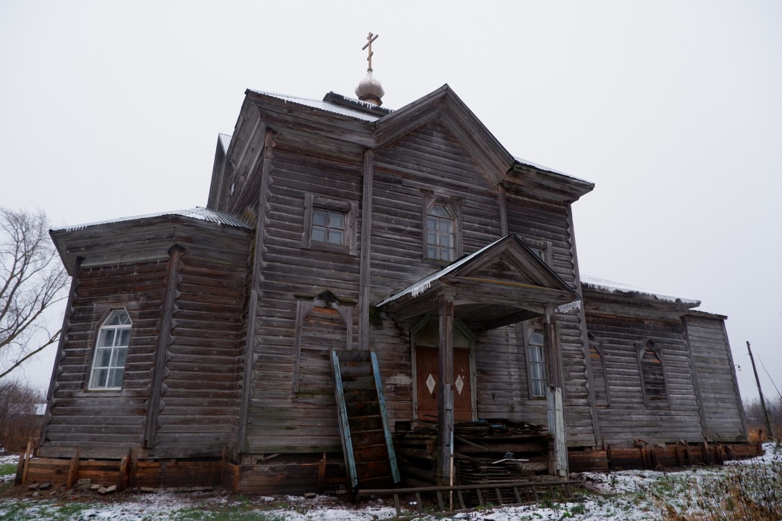 Церковь Вознесения Господня, Куштомак (Еловский район, Пермский край). фасады