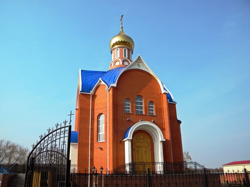 Церковь Тихвинской иконы Божией Матери в Титовке, Шебекино (Шебекинский район, Белгородская область). общий вид в ландшафте