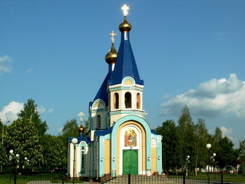 Церковь Троицы Живоначальной, Большетроицкое (Шебекинский район, Белгородская область). общий вид в ландшафте