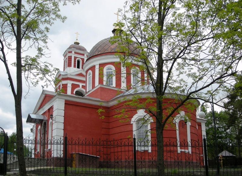 Церковь Михаила Архангела, Чураево (Шебекинский район, Белгородская область). общий вид в ландшафте