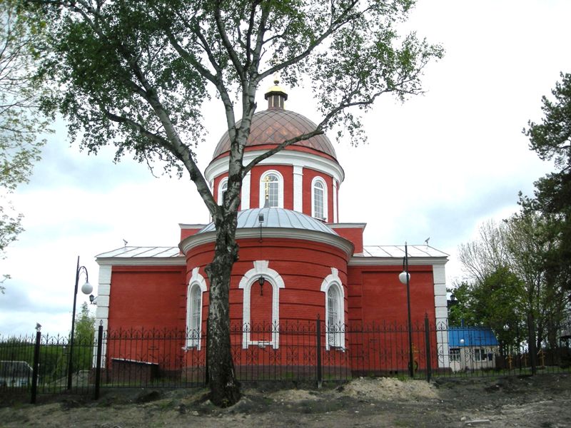 Церковь Михаила Архангела, Чураево (Шебекинский район, Белгородская область). общий вид в ландшафте