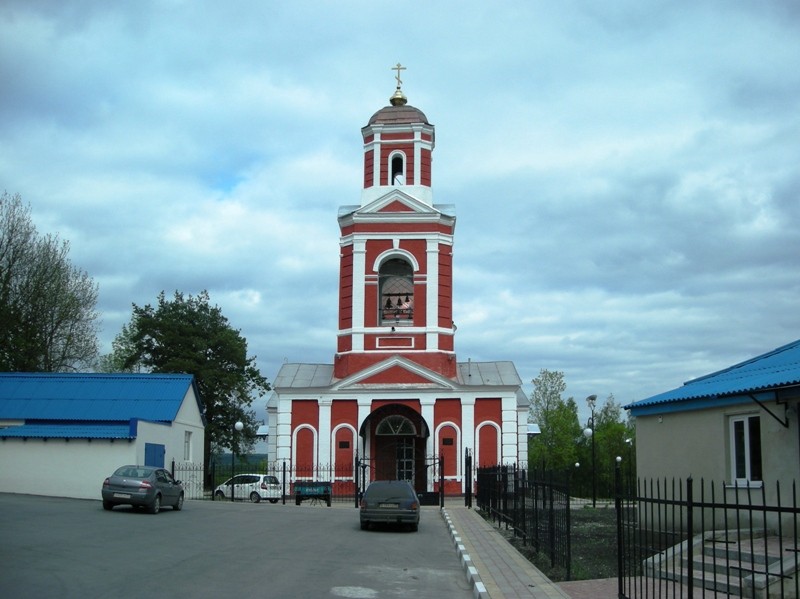 Церковь Михаила Архангела, Чураево (Шебекинский район, Белгородская область). общий вид в ландшафте