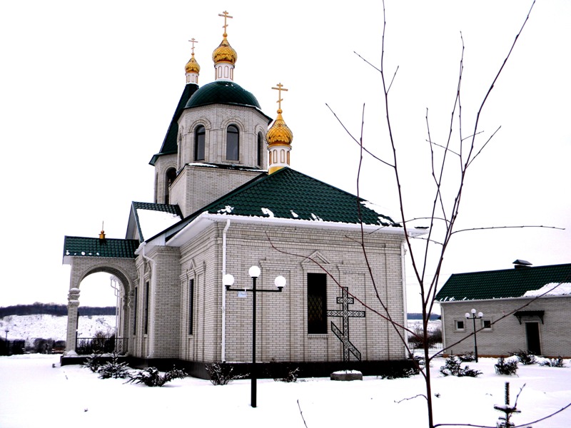 Церковь Рождества Христова, Безлюдовка (Шебекинский район, Белгородская область). общий вид в ландшафте