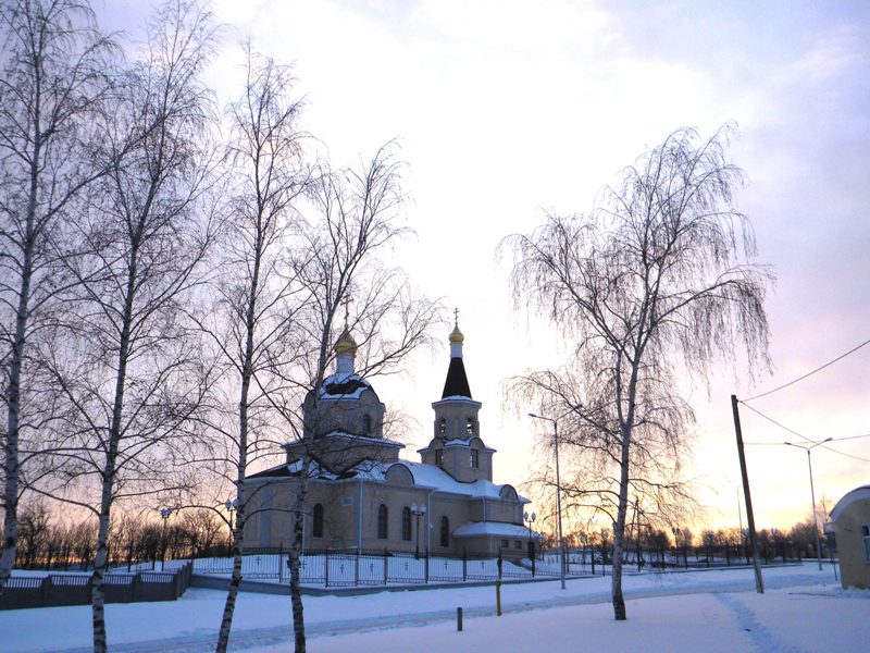 Церковь Николая Чудотворца, Белый Колодезь (Шебекинский район, Белгородская область). общий вид в ландшафте