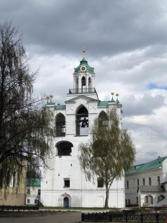 Ярославль. Спасо-Преображенский монастырь. Звонница с церковью Печерской иконы Божией Матери. фасады, Звонница с церковью Печерской иконы Божией Матери.