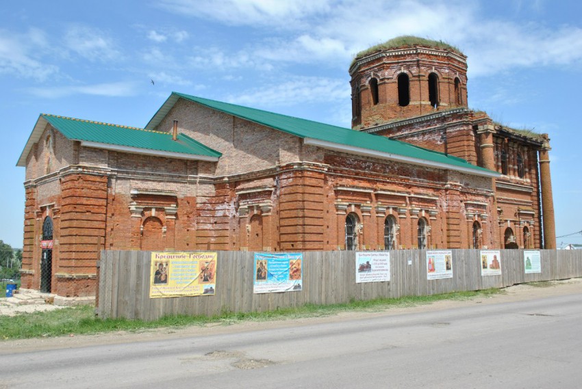 Церковь Рождества Христова, Мокрый Корь (Ясногорский район, Тульская область). фасады, Ведутся восстановительные работы