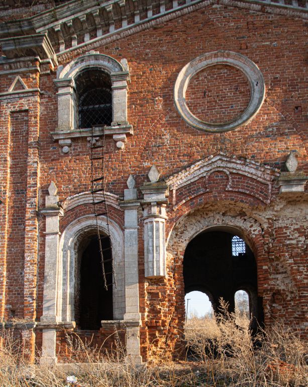 Церковь Покрова Пресвятой Богородицы, Машково (Ясногорский район, Тульская область). архитектурные детали, Детали северного фасада